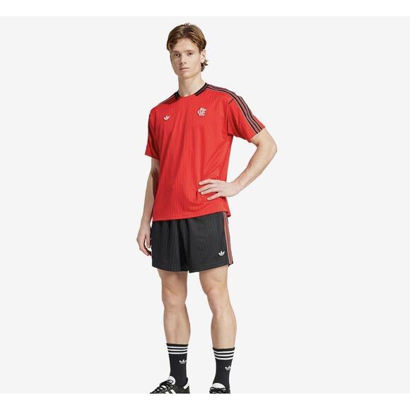 Adidas CRF Flamengo 2025 ICON Red Soccer Jersey JF0438 Mens Size XL NWT - Picture 2 of 11